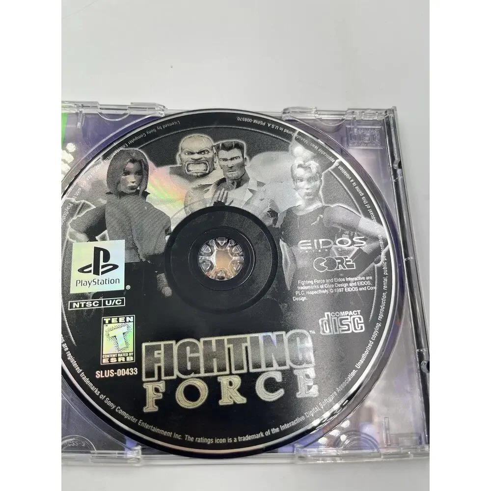 Fighting Force Sony PlayStation 1, 1997 CIB Complete with Manual & Case Nice